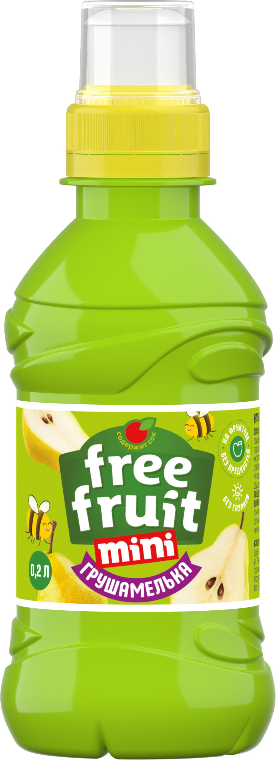 Напиток безалкогольный негазированный "Грушамелька" ТМ&nbspFree Fruit mini
